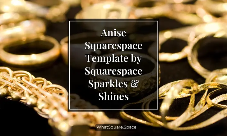 Anise Squarespace Template by Squarespace Sparkles & Shines